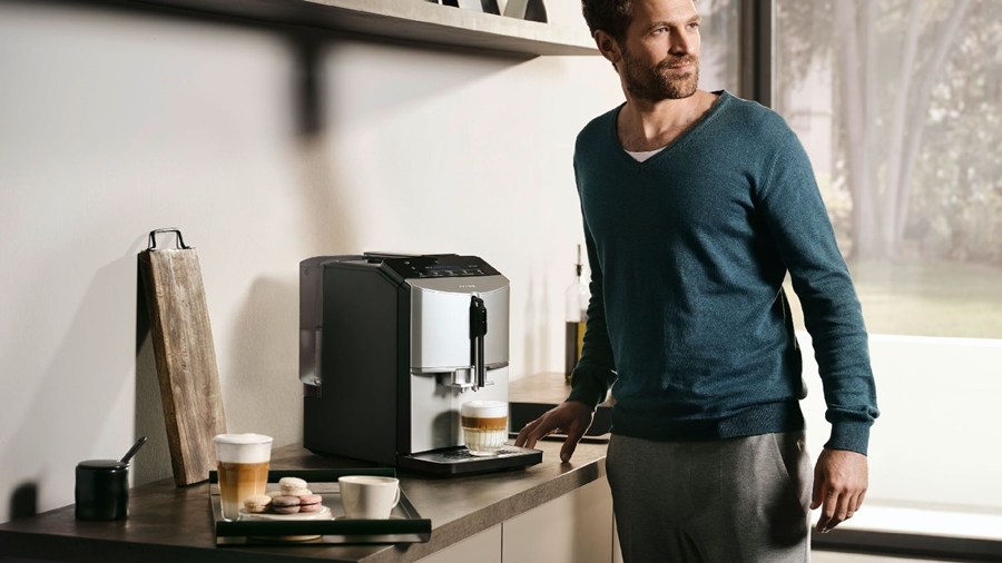 Siemens TF303E07 EQ300 Volautomatische Koffiemachine - RVS - Zilver Metallic 16
