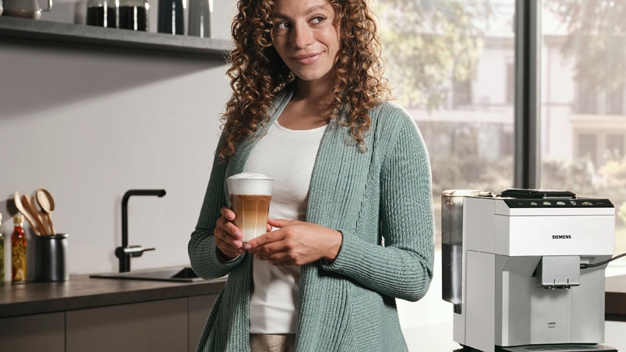 Siemens TP515R02 EQ500 Volautomatische Koffiemachine- Licht Zilver / Wit 10