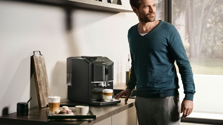 Siemens TF301E19 EQ300 Volautomatische Koffiemachine - Piano Zwart 16