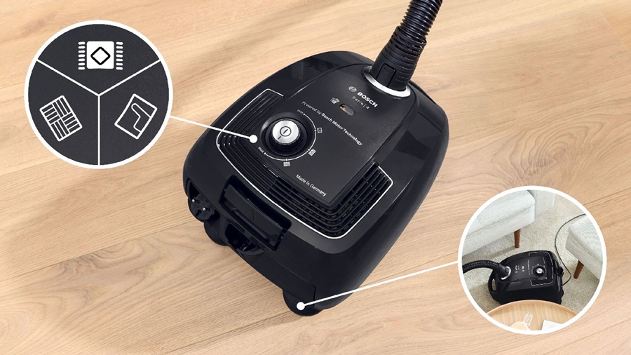 BOSCH BGB38BA3T Serie 4 Stofzuiger met Zak - Zwart 3