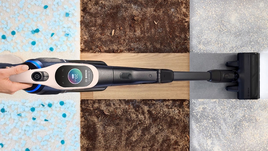 BOSCH BBS1041RBA Unlimited 10 Draadloze Steelstofzuiger - Poederroze 13