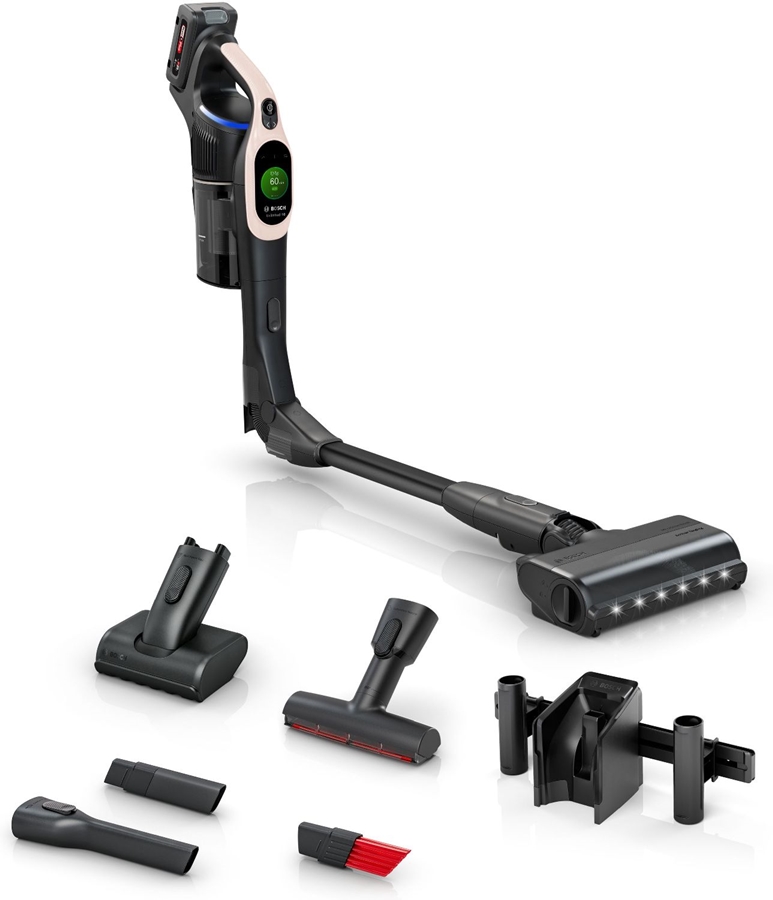 BOSCH BBS1041RBA Unlimited 10 Draadloze Steelstofzuiger - Poederroze 2