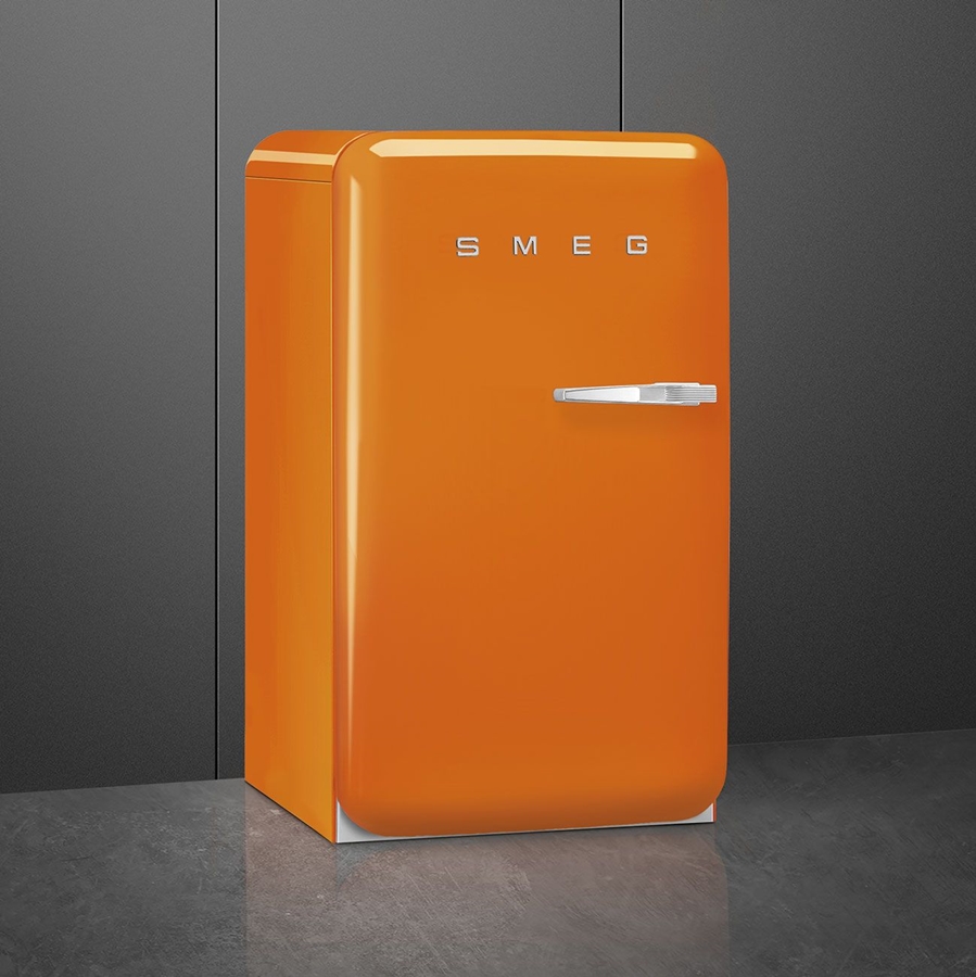SMEG FAB10LOR6 Koelkast 50's Style - Oranje - Scharnier Links 3