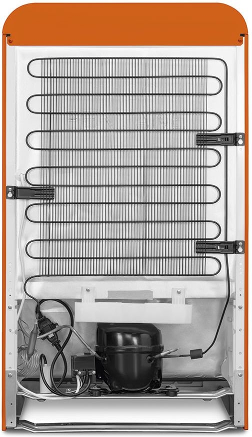 SMEG FAB10LOR6 Koelkast 50's Style - Oranje - Scharnier Links 9