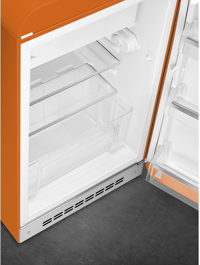 SMEG FAB10ROR6 Koelkast 50's Style - Oranje - Scharnier Rechts 8