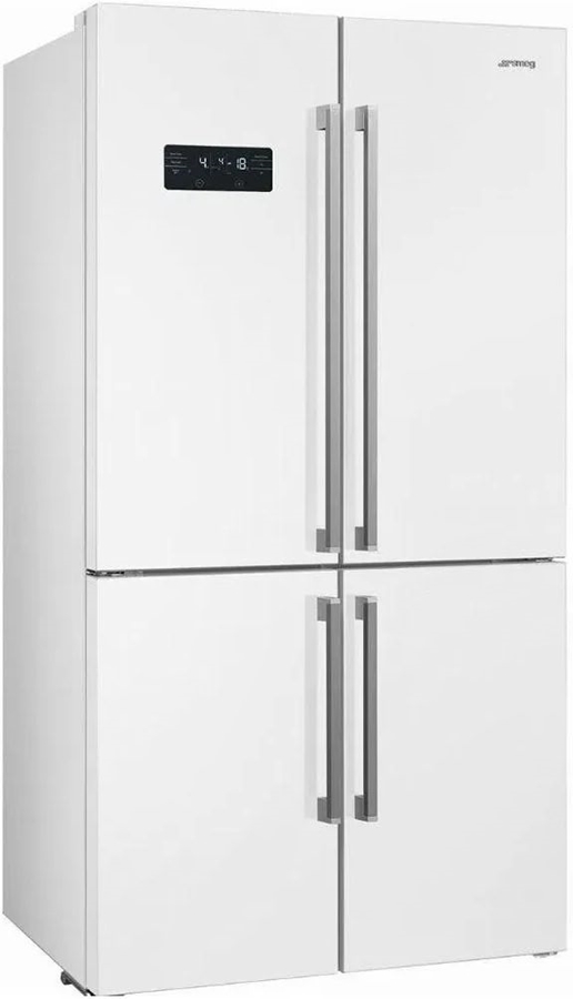 SMEG FQ60BDE Vrijstaande Amerikaanse Koelkast - Wit 1