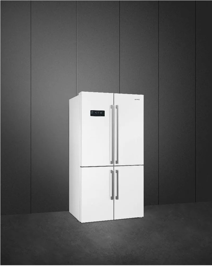 SMEG FQ60BDE Vrijstaande Amerikaanse Koelkast - Wit 2
