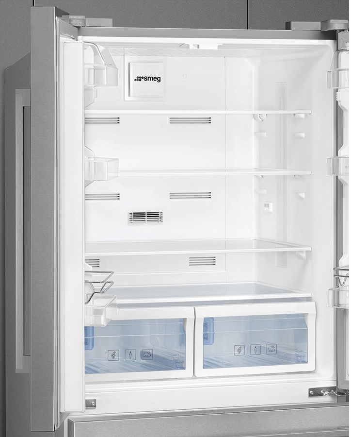SMEG FQ55FXDE vrijstaande Koel-vriescombinatie - Inox 10