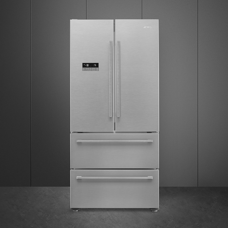 SMEG FQ55FXDE vrijstaande Koel-vriescombinatie - Inox 2