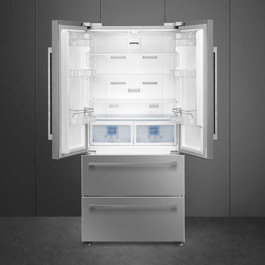 SMEG FQ55FXDE vrijstaande Koel-vriescombinatie - Inox 4