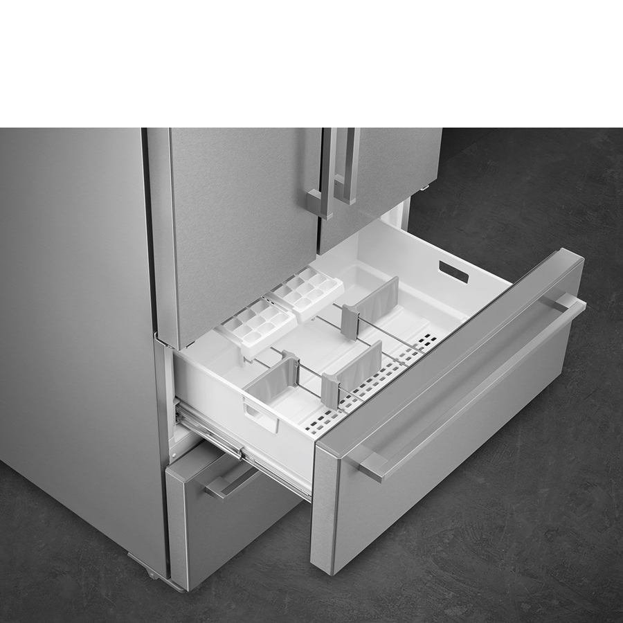 SMEG FQ55FXDE vrijstaande Koel-vriescombinatie - Inox 7