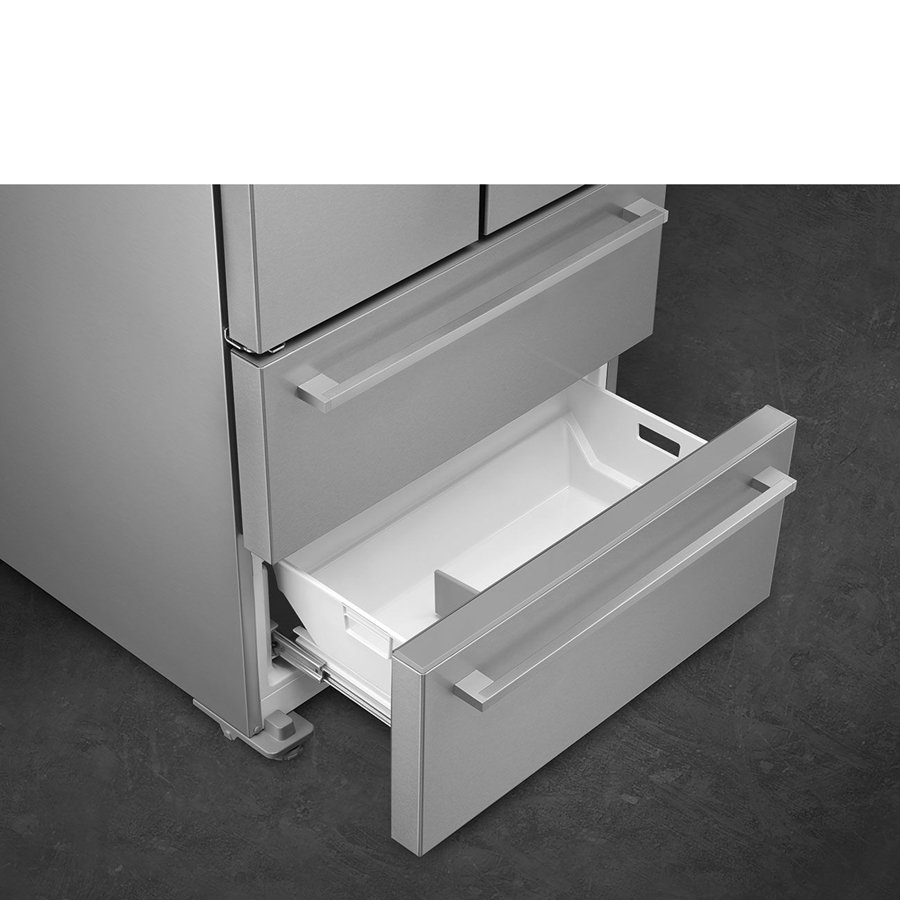 SMEG FQ55FXDE vrijstaande Koel-vriescombinatie - Inox 8