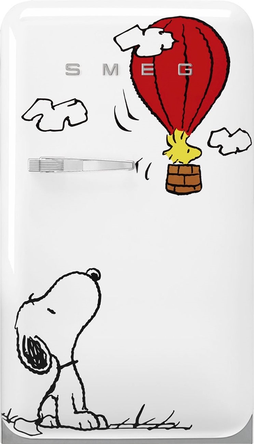 SMEG FAB10RDSN6 Vrijstaande Koelkast - Snoopy - Wit 1