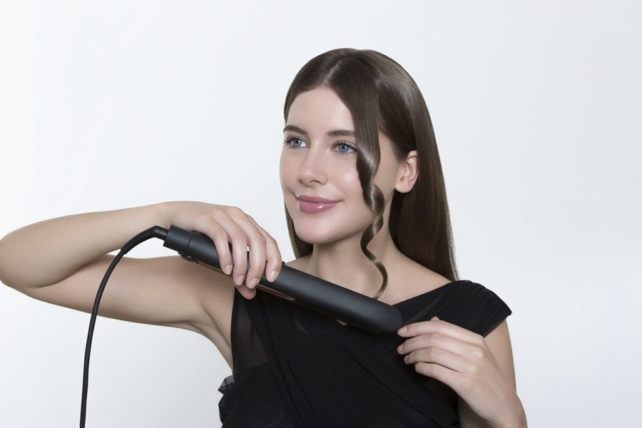 Panasonic EH-PHS9KK825 -  Stijltang met Keramische Coating - Zwart / Roségoud 4