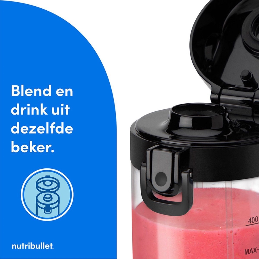 Nutribullet Portable - Blender To Go - Mini Blender - Zwart 5