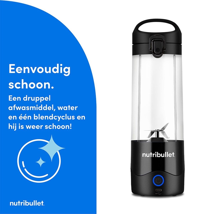 Nutribullet Portable - Blender To Go - Mini Blender - Zwart 6