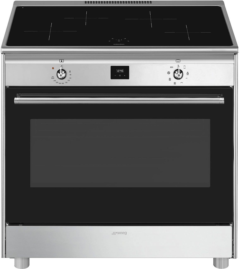 SMEG CG90CIXT Classici Esthetisch Fornuis met Inductie Kookplaat - 90 x 60 cm 1
