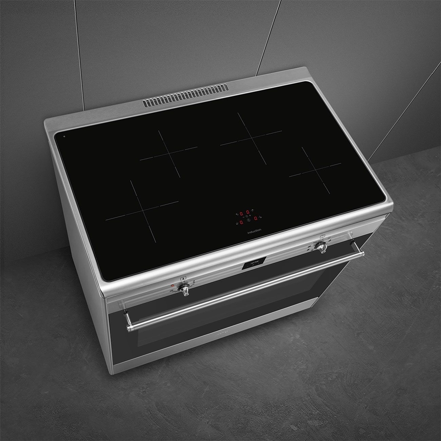 SMEG CG90CIXT Classici Esthetisch Fornuis met Inductie Kookplaat - 90 x 60 cm 6