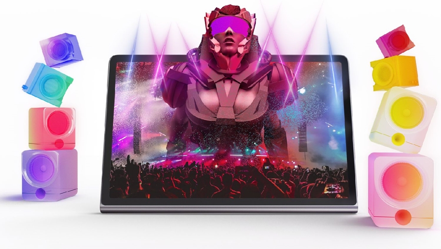 Lenovo Tab Plus 128GB WiFi met grijze sleeve  18