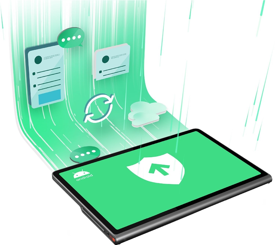 Lenovo Tab Plus 128GB WiFi met grijze sleeve  30