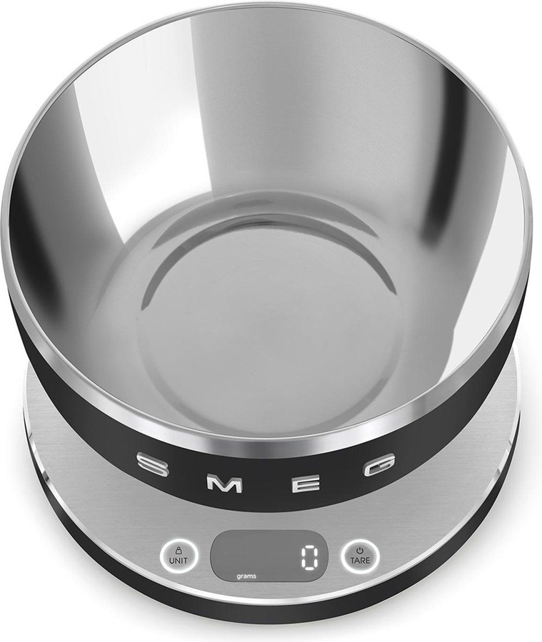 SMEG KSC01BLMWW Keukenweegschaal - Mat Zwart 2