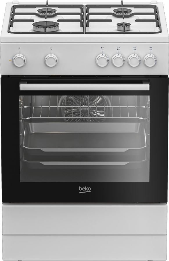 Beko FBM6202W NL AeroPerfect Multifunctioneel Vrijstaand Fornuis - 60 cm - Wit  1