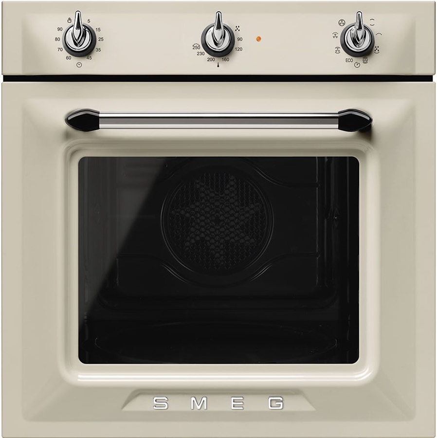 SMEG SF6905P1 Victoria Esthetisch Thermogeventileerde Inbouw Oven - 60 cm - Crème  1