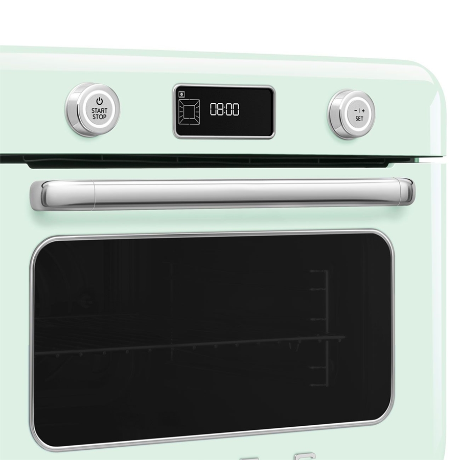 SMEG COF01PGEU Vrijstaande Combi Stoomoven 50's Style - Watergroen 10