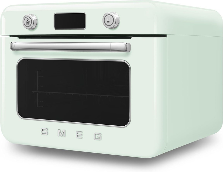 SMEG COF01PGEU Vrijstaande Combi Stoomoven 50's Style - Watergroen 2