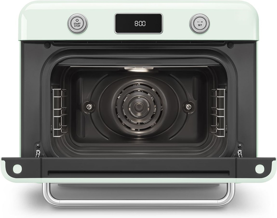 SMEG COF01PGEU Vrijstaande Combi Stoomoven 50's Style - Watergroen 5