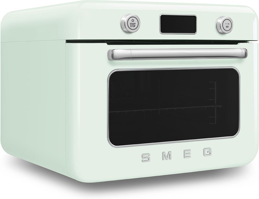 SMEG COF01PGEU Vrijstaande Combi Stoomoven 50's Style - Watergroen 8