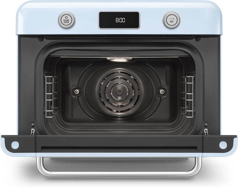 SMEG COF01PBEU Vrijstaande Combi Stoomoven 50's Style - Pastelblauw 5