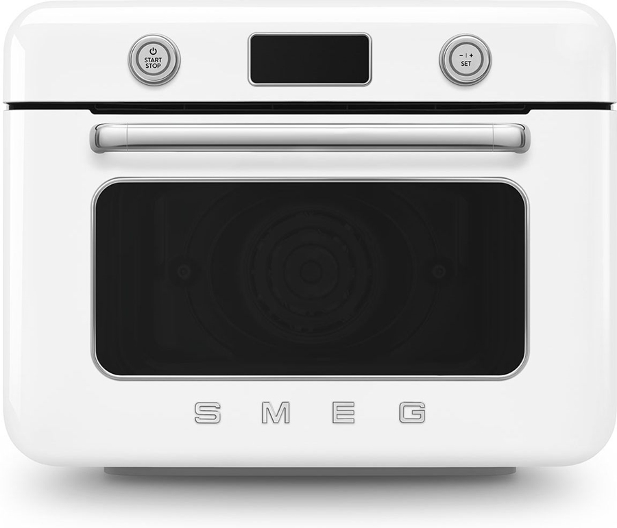 SMEG COF01WHEU Vrijstaande Combi Stoomoven 50's Style - Glanzend Wit 1