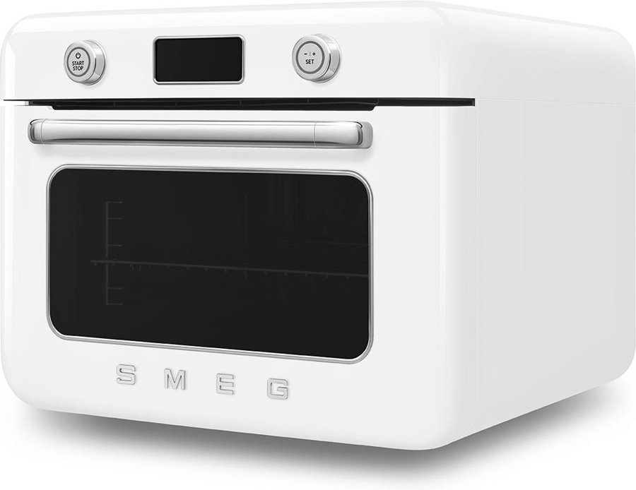 SMEG COF01WHEU Vrijstaande Combi Stoomoven 50's Style - Glanzend Wit 2