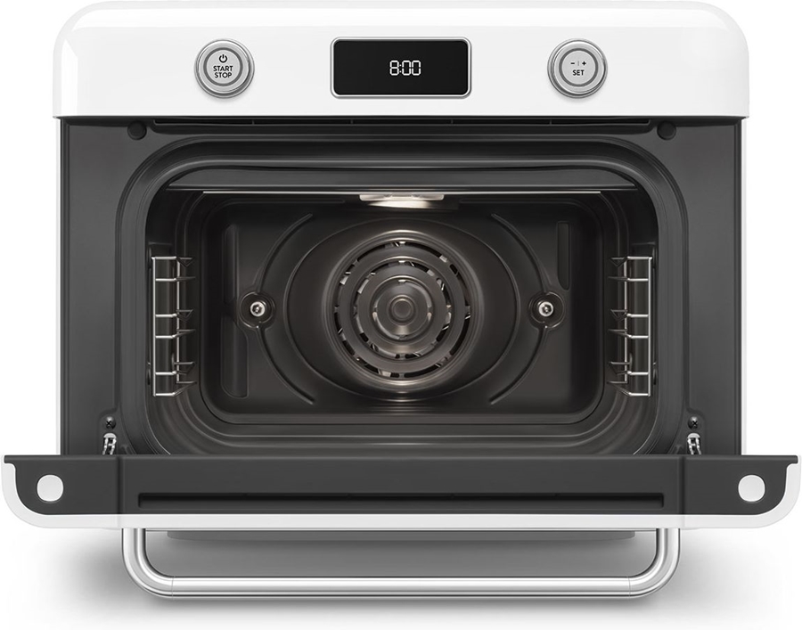 SMEG COF01WHEU Vrijstaande Combi Stoomoven 50's Style - Glanzend Wit 5