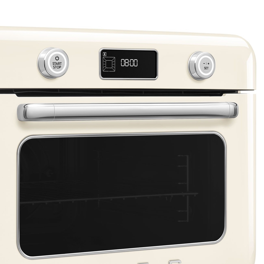 SMEG COF01CREU Vrijstaande Combi Stoomoven 50's Style - Glanzend Crème 10