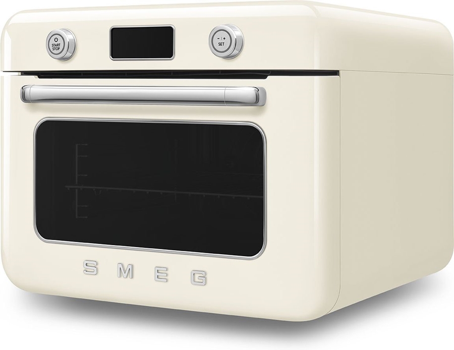 SMEG COF01CREU Vrijstaande Combi Stoomoven 50's Style - Glanzend Crème 2