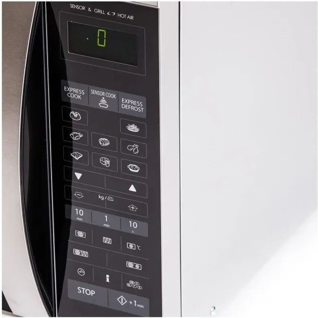 Sharp R971INW Combimagnetron - Inox / Zilver  4