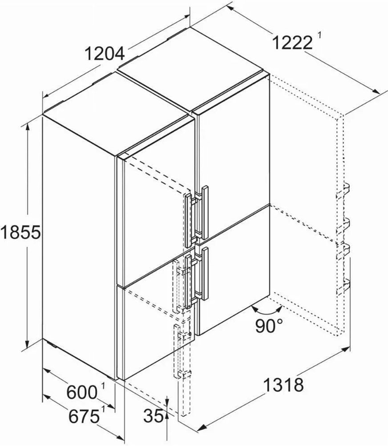Liebherr XCCsd 5250-22 Amerikaanse Koelkast  11