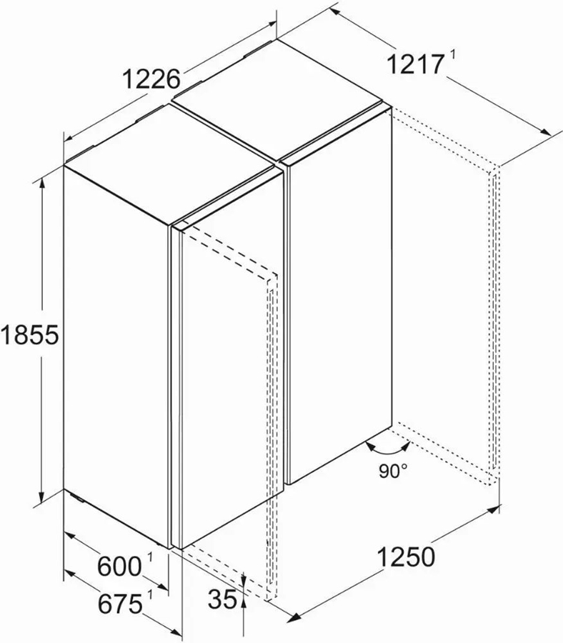 Liebherr XRFbd 5220-22 Prime Amerikaanse Koelkast 13