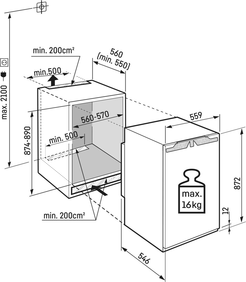 Liebherr IRc 3920 Plus Integreerbare Koelkast  2