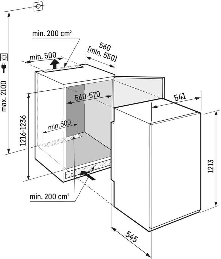 Liebherr IRBSd 4120 Plus BioFresh Integreerbare Koelkast 13