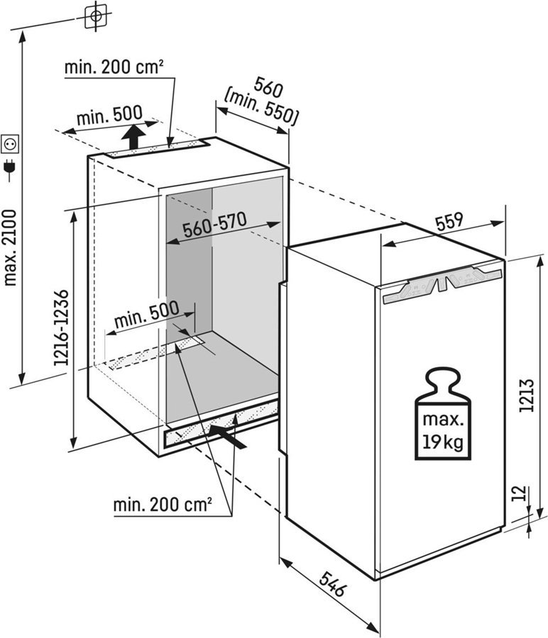 Liebherr IRBci 4150 Prime BioFresh Integreerbare Koelkast  2