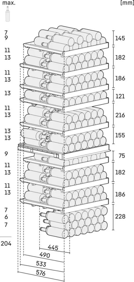 Liebherr WPgbi 7472-20 Vinidor Wijnklimaatkast  5
