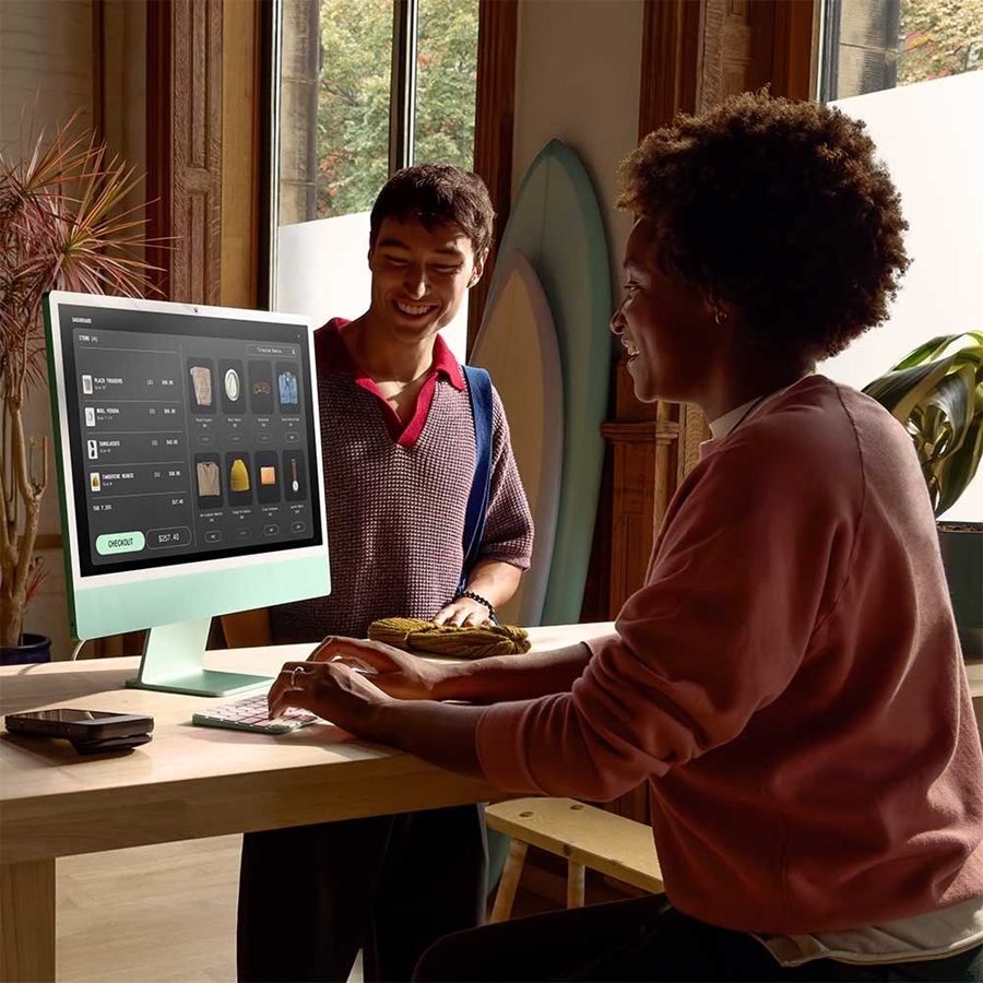 Apple iMac 24" Zilver (2024) – Glas met nanotextuur – M4 chip, 10 CPU/GPU, 24GB/256GB SSD  7