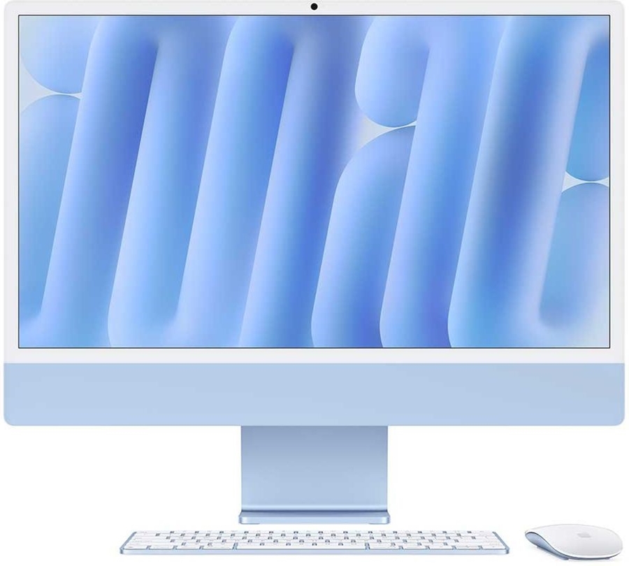 Apple iMac 24" Blauw (2024) – M4 chip, 10 CPU/GPU, 16GB/512GB SSD 1
