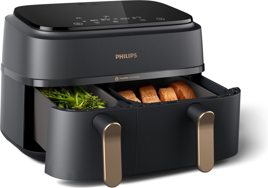 Philips NA352/04 3000 Serie Airfryer - Heteluchtfriteuse met 2 Manden 4