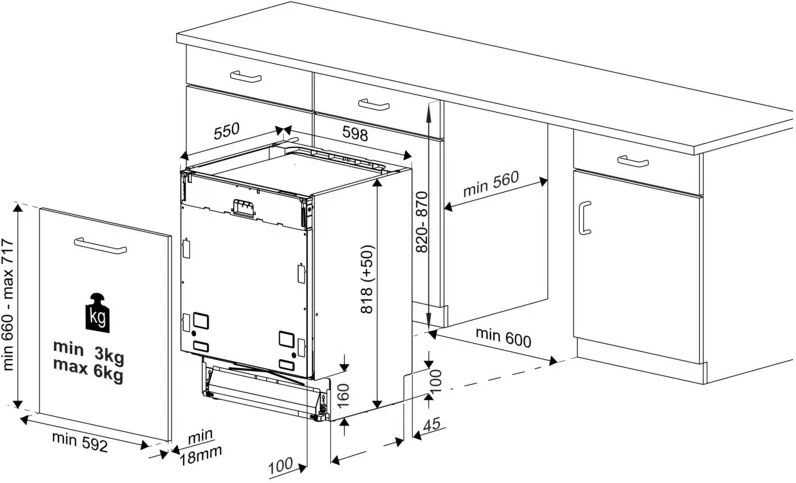 Beko BDIN14320 BI Inbouw Vaatwasser 2
