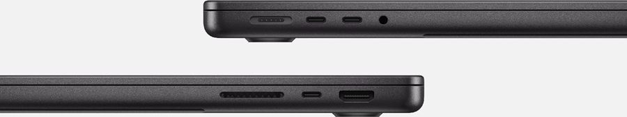 Apple MacBook Pro 14” Spacezwart (2024) – M4 Pro chip, 12-core CPU/16-core GPU, 24GB/512GB 4