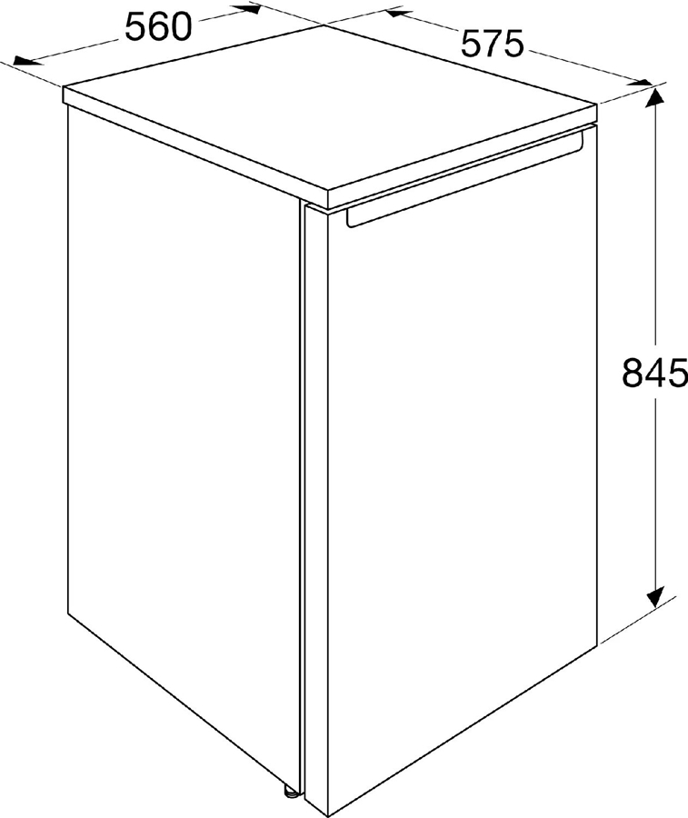 ETNA KKV856WIT Tafelmodel Koelkast 13